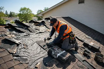 Wind Damage Roof Repair