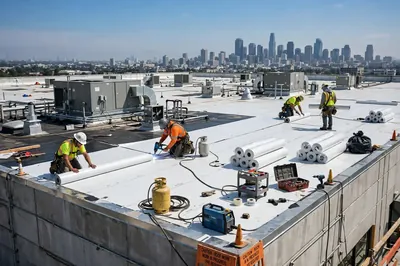 Commercial roofing Dallas TX — flat roof installation