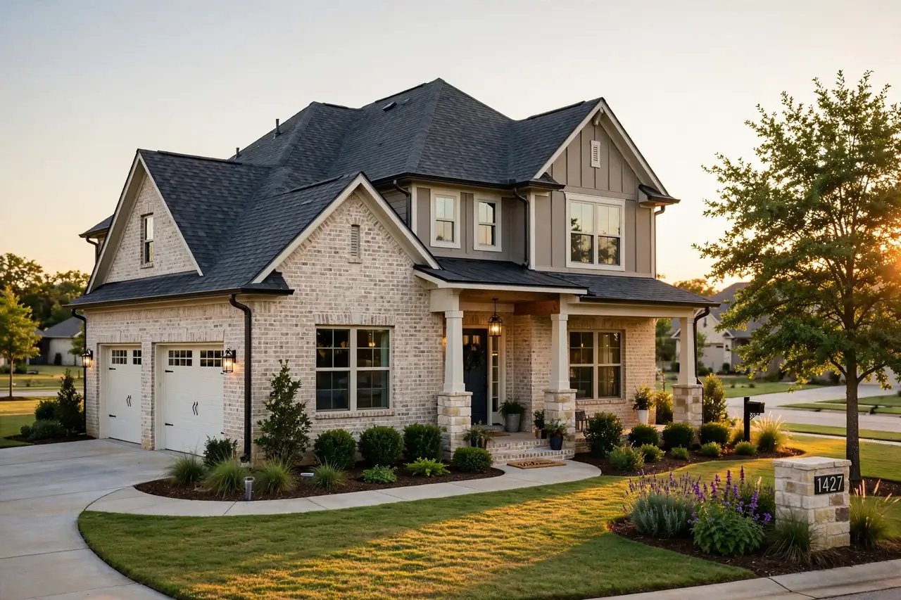 Residential roofing Dallas TX — home with new roof