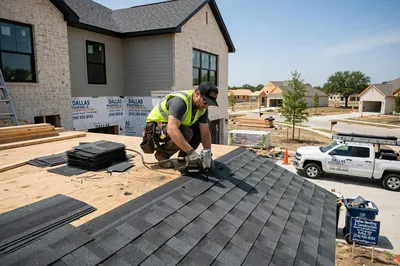 New roof installation in Dallas TX