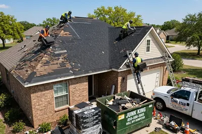 Roof replacement in Dallas TX — full roof tear-off and install
